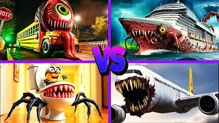 Bus Eater🆚Infected Sky🆚Infected Sea🆚Skibidi Minion - Tiles Hop EDM Rush