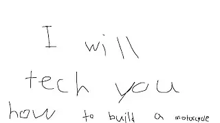 i will teach you how to build a motorcycle