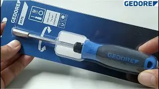 Chave catraca porta-bit 1/4 (silenciosa) Gedore SilentGEAR 2675. #gedoretools #silentgear