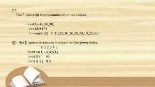 L 23-1: Tuple Operations