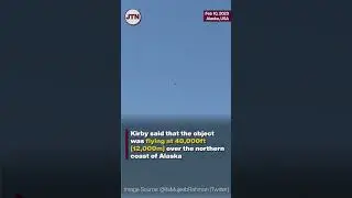 US says high-altitude object shot down off Alaska #shorts