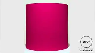 Matte Pink Drum Wrap | Drum Factory Project