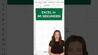📊 Excel in 60 Sekunden! 🚀