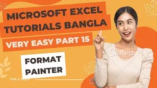 Microsoft Excel Bangla Tutorials Format Painter-Format painter in excel