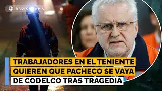 Trabajadores en El Teniente quieren que Pacheco se vaya de Codelco tras tragedia de los seis mineros