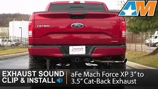 Выхлопная система Cat-Back для F-150 aFe Mach Force XP 2015&ndash;2017 годов (5,0 л) с креплением и установкой