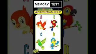 Memory Test 🤩 9 || Eyes Testing shorts || #shorts #viral #paheliyan #riddles