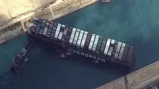 Egypt: Plan made to refloat ship blocking Suez Canal using tide