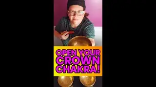 Let me Open Your Crown Chakra! Tibetan Singing Bowl #shorts