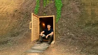 Building a Bushcraft Survival Underground Shelter from A to Z &ndash; No Power Tools!
