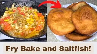 Caribbean Fried Bake and Salt fish! | Val’s Kitchen!