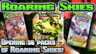 Pok&eacute;mon XY: Roaring Skies TCG Booster Box Opening!
