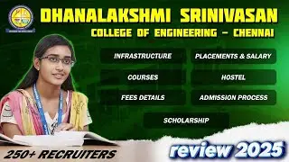 DHANALAKSHMI SRINIVASAN CHENNAI CAMPUS | DHANALAKSHMI SRINIVASAN UNIVERSITY FEES     STRUCTURE #DSCE