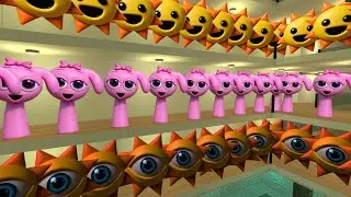 Full Hotel of Sprunki Pinkies and Mr Sun want me to help them