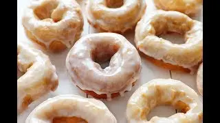 Cake Donuts with Glaze