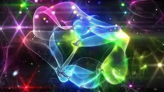 4K Colorful Wave Morph ~ Relaxing Stars Colorful Background ~ Live Wallpaper ~ AA-vfx