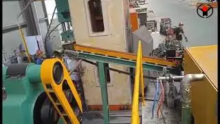 Bar induction forging heating system  Forever #factory #inductionforging