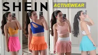 🤸&zwj;♀️ Shein haul and tryon - summer activewear, tennis skirts /skorts, and workout sets