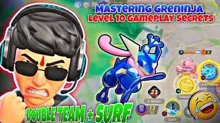 Mastering Greninja: 🌿💪 Level 10 Gameplay Secrets🔥💕 in Pokemon Unite!