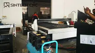 5X10ft CNC plasma cutting table with pipe cutting attachment