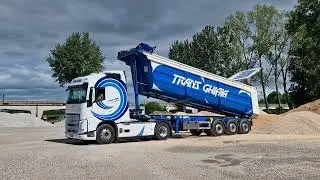 NUOVO CAMION VOLVO FH RIBALTABILE TRANS GHIAIA SCARICO ROCCIA MACINATA