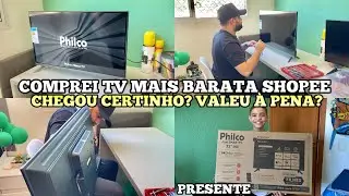 I BOUGHT THE CHEAPEST TV ON SHOPEE | WAS IT WORTH IT? | GIFT FOR OUR SON | Cai&ccedil;ara and Carioca