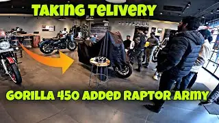 Taking delivery of brand new bike gorilla 450 😍🔥 || @rishidukey