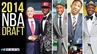 2014 NBA Draft Highlights - Selections Of Wiggins, LaVine Jabari, Embiid, Smart, Aaron Gordon!