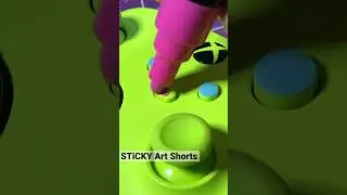 Custom XBoX One Controller Using POSCA Paint Pens #shorts #xbox  #custom