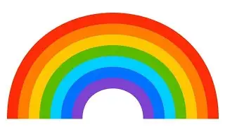 create rainbow using turtle python