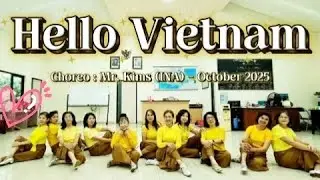 Hello Vietnam - Line Dance (Demo by Red Peony Line Dance)