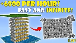 Easy & Infinite Creeper Farm in Minecraft bedrock 1.21! MINECRAFT TUTORIAL