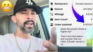 $800 of Panda Express and it Paid How Much from Ez Cater/ Expedite? STOLEN TIPS🤔
