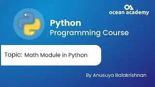 Python Math module in Tamil #modules #math #python #pythonprogramming #ocean