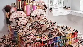 ASMR Tapping & Scratching On 20 Miniature Makeup Beds | Anna AI ASMR