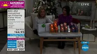 Unmatched 4piece FlameWave Candle Set with Gift Boxes