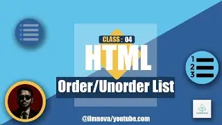 HTML Course for Beginners | Order & Unorder List  #html #htmltutorial #htmlforbeginner