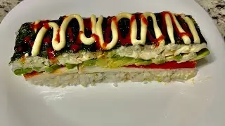 The Most Unapologetic Sushi Roll Ever 🍣🔥
