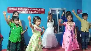 Children Christmas | 24 - 12 - 2019 | Christmas Antene Kreesthuku Aradhana  Dance  song