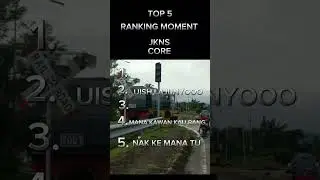 TOP 5 RANKING MOMENT JKNS CORE#northborneorailway#jkns#sabahstaterailway