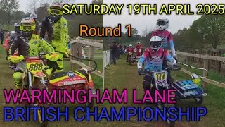 SIDECARCROSS Warmingham Lane British championship Round Saturday 19th April 2025