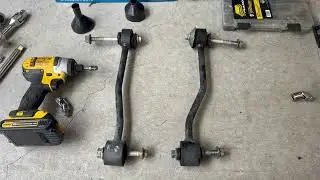 Замена концевой тяги переднего стабилизатора поперечной устойчивости Ford F250 2002 года