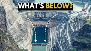 Крупнейшая в мире электростанция спрятана внутри горы.