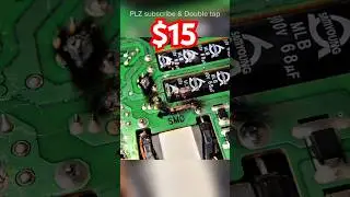 My method for fixing damaged PCB traces. #shorts #shortvideo