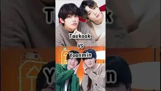 Taekook vs yoonmin #bts #taekook#yoonmin#taehyung #jungkook #jimin #suga#shorts #ytshorts#cute#kpop