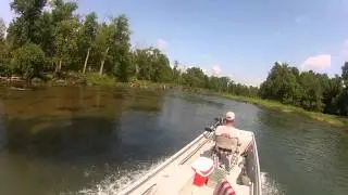 Supreme Boat on Eleven Point River in AR