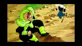 Tenshinhan vs Cell 2nd form. Shin kikohou (japanese sub)