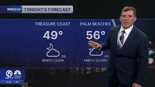 WPTV First Alert Weather Forecast for Evening of Thursday, Jan. 29, 2026