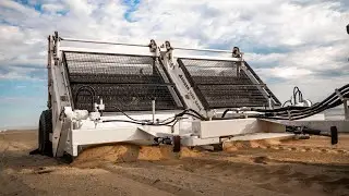Widest Beach Cleaning Machine in the World | SURF RAKE 600XL in Action