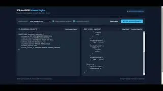 SQL to JSON Schema Local Sync Engine Pro Edition | How to Convert SQL to JSON Schema Locally